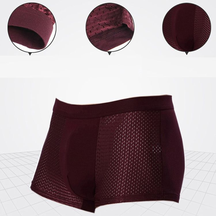 Ropa Interior De Seda Helada Para Hombre-Doble Comodidad, Doble Look Sexy