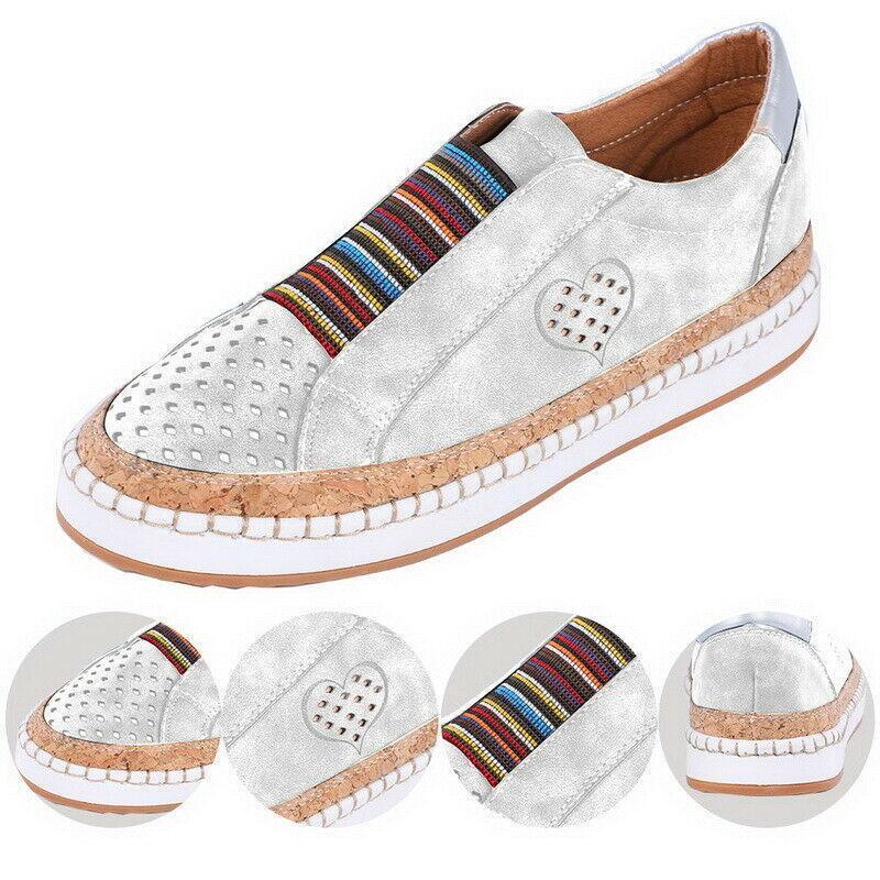Mocasines Casuales Huecos Transpirables Para Mujer