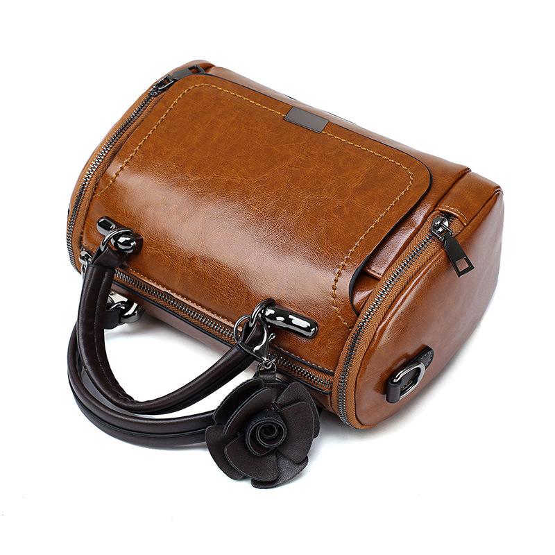 Bolso de cuero de diseño retro