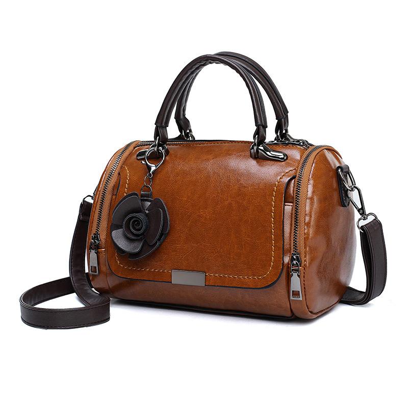 Bolso de cuero de diseño retro