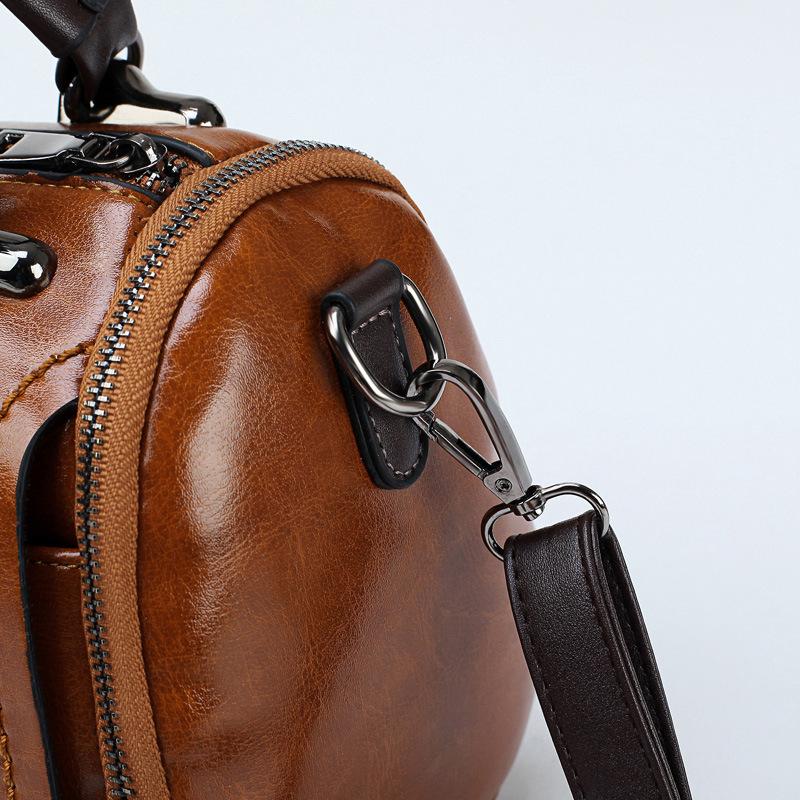 Bolso de cuero de diseño retro