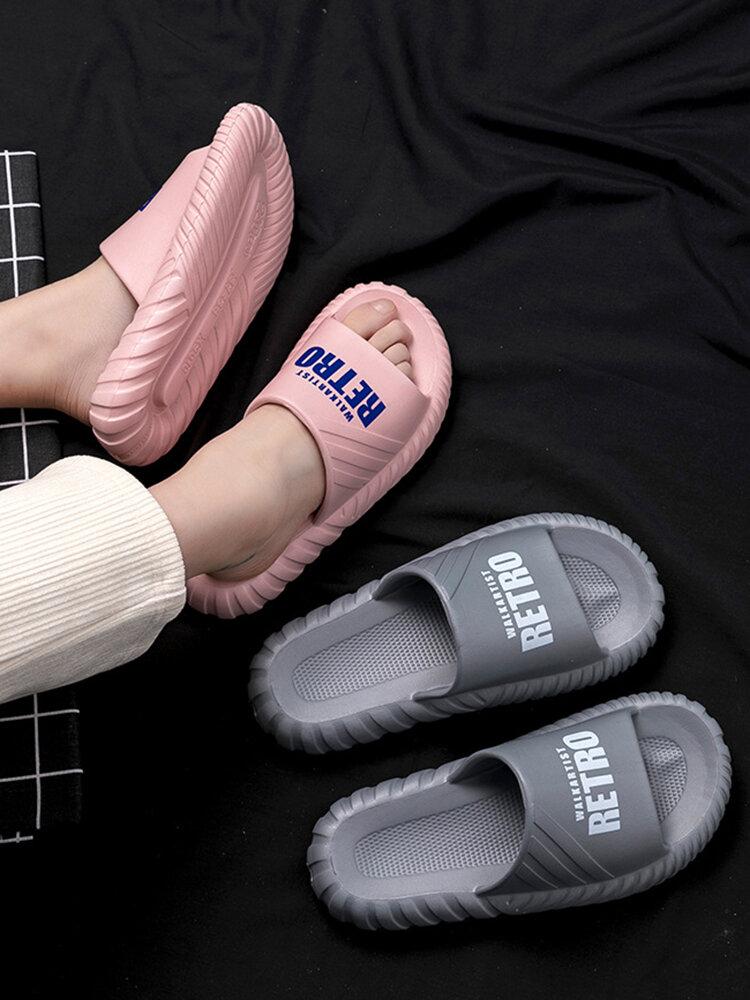 Zapatillas de baño cómodas y ligeras antideslizantes para el hogar para mujer