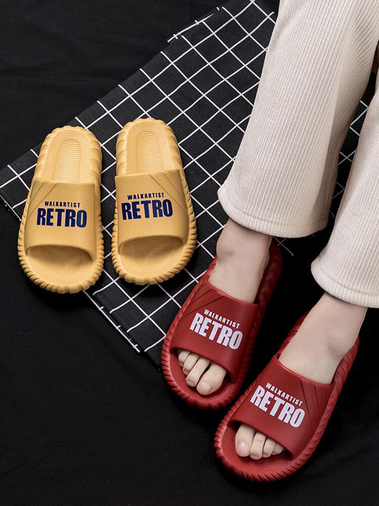 Zapatillas de baño cómodas y ligeras antideslizantes para el hogar para mujer