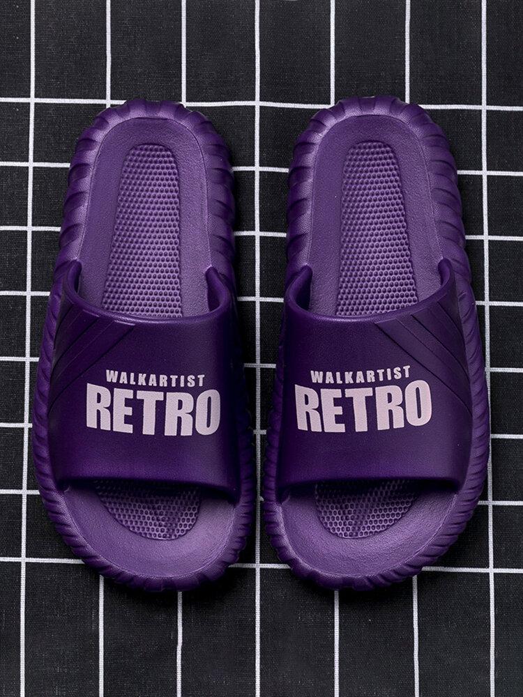 Zapatillas de baño cómodas y ligeras antideslizantes para el hogar para mujer