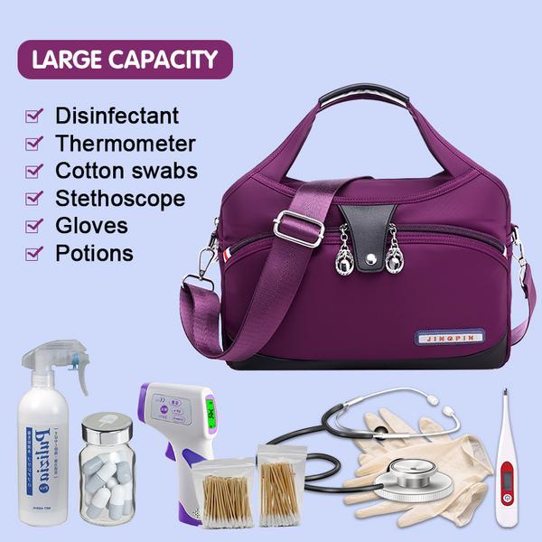 Moda de mujer impermeable nylon bolsa antirrobo multifuncional bolso