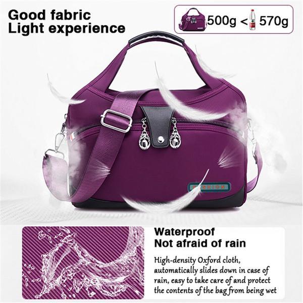 Moda de mujer impermeable nylon bolsa antirrobo multifuncional bolso