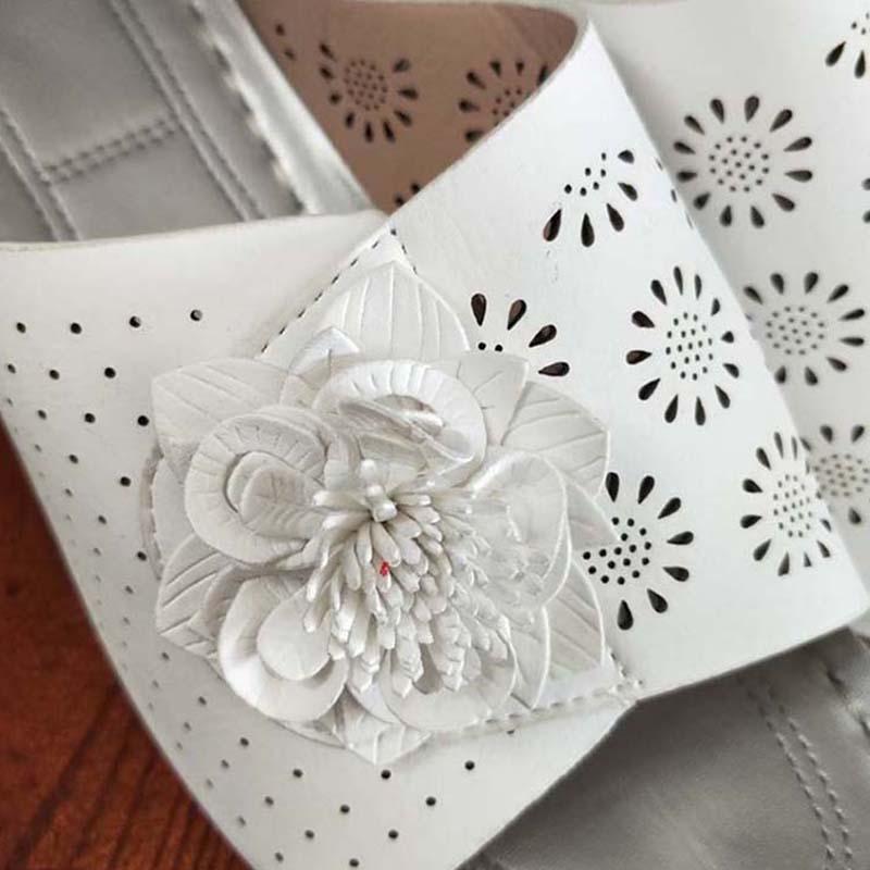 Verano 2021 flores de tacón alto sandalias casuales de moda al aire libre para mujer