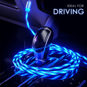 LED brillante magnético 3 en 1 cable de carga USB