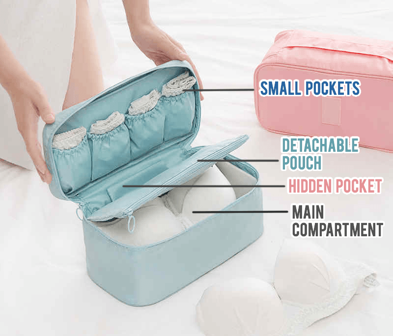 Estuche De Viaje Para Sujetador Y Lencería