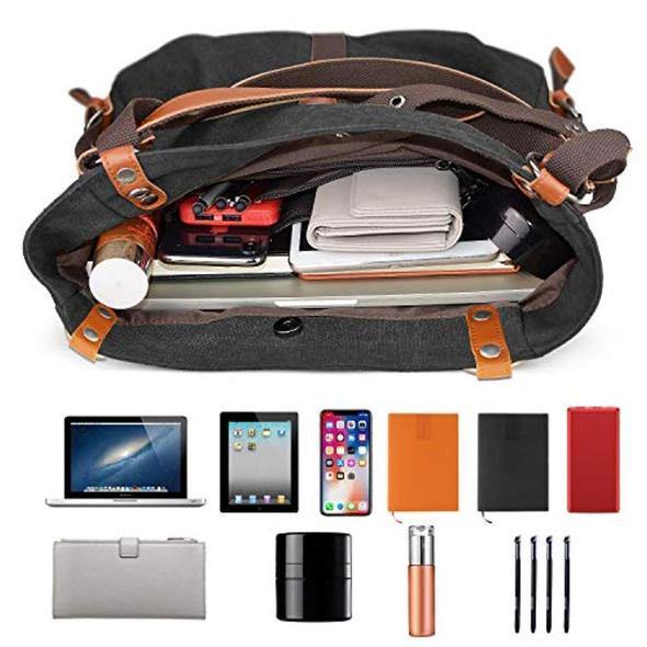 2020 estilo bolsos de las mujeres 2-en-1 mochila lona mochila-hombro bolsa - MXbueno