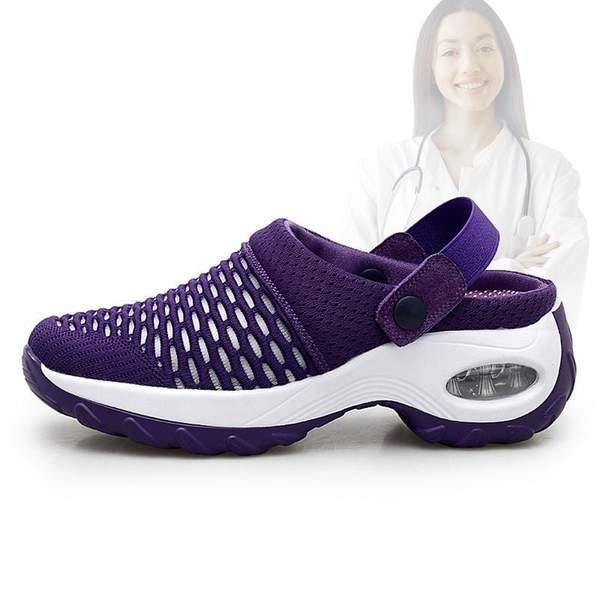 Sandalias y zapatillas casuales de tacón medio para mujer - MXbueno