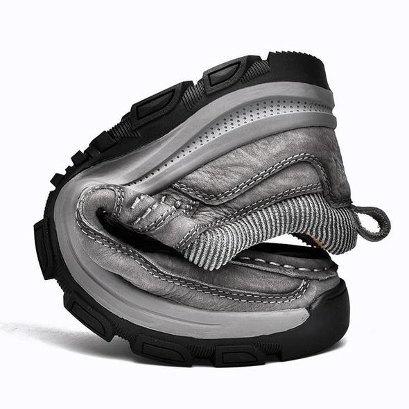 Zapatos Al Aire Libre Antideslizantes Con Cordones Casuales Para Hombres