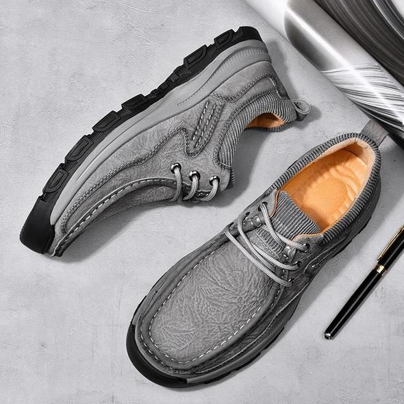 Zapatos Al Aire Libre Antideslizantes Con Cordones Casuales Para Hombres