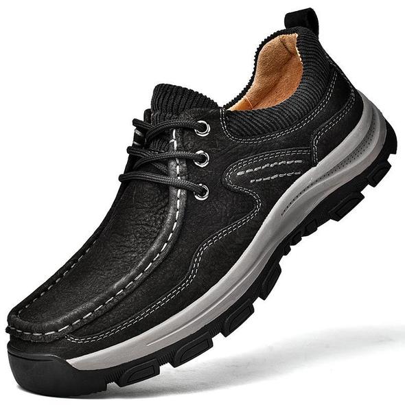 Zapatos Al Aire Libre Antideslizantes Con Cordones Casuales Para Hombres