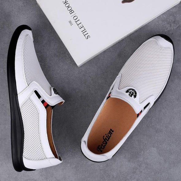 Zapatos Al Aire Libre De Malla Casual Transpirable Para Hombres