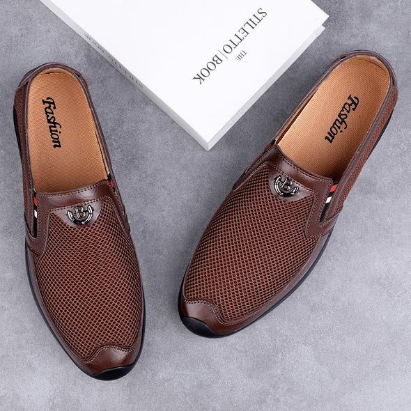 Zapatos Al Aire Libre De Malla Casual Transpirable Para Hombres