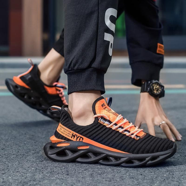 [M-Zapato] Zapatos De Hoja Hueca Absorción De Impacto Ultra Ligero Casual