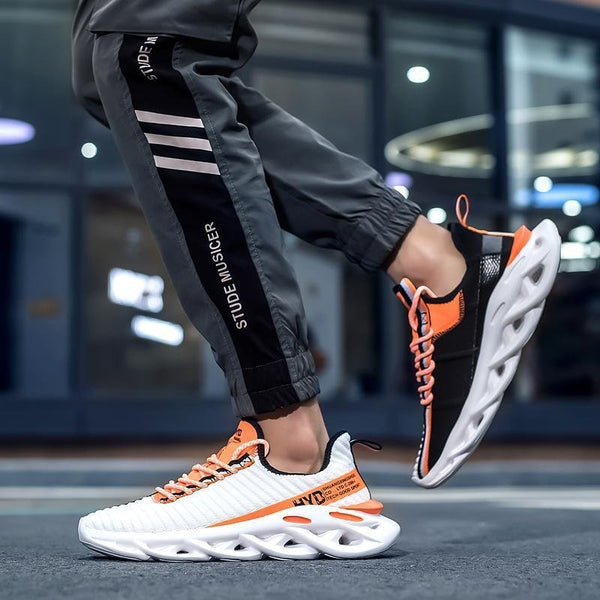 [M-Zapato] Zapatos De Hoja Hueca Absorción De Impacto Ultra Ligero Casual