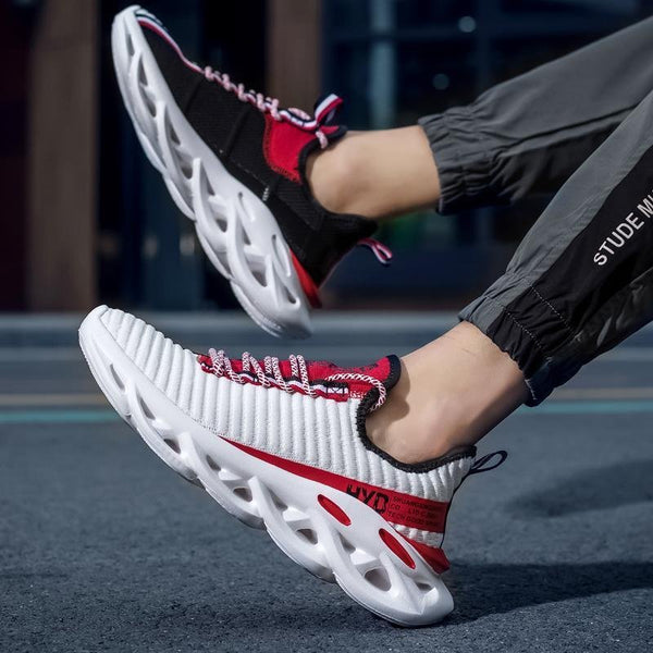 [M-Zapato] Zapatos De Hoja Hueca Absorción De Impacto Ultra Ligero Casual