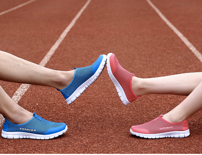 Par de zapatos de malla cómodos y ligeros - MXbueno