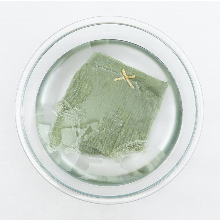 Calzoncillos De Mujer De Gran Tamaño Con Burbujas De Algodón Puro Antibacteriano Transpirable