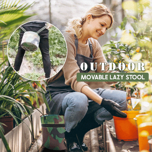 Taburete Perezoso Móvil Al Aire Libre