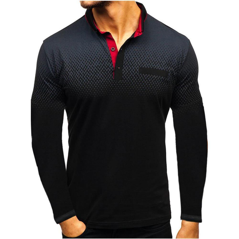 Camiseta casual de manga larga para hombre - MXbueno