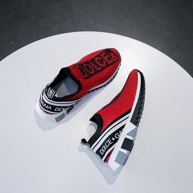 Zapatillas Mujer Azul Real Rhinestone