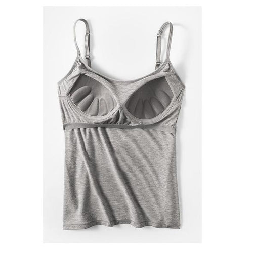 Camiseta Sin Mangas Con Sujetador Incorporado