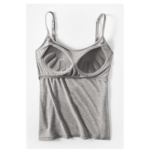 Camiseta Sin Mangas Con Sujetador Incorporado