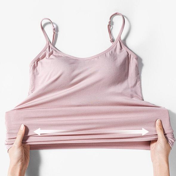 Camiseta Sin Mangas Con Sujetador Incorporado