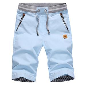 Pantalones cortos casuales en lino para hombre