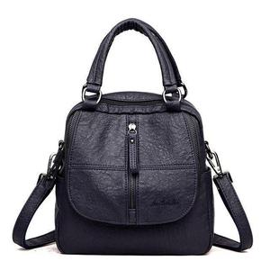 [W-Bolso] Fashion Leather Multipurpose Handbag