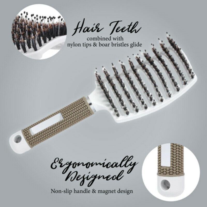 DETANGLER BRISTLE NYLON HAIRBRUSH  🔥 COMPRAR 1 OBTENER 1 GRATIS EL ÚLTIMO DÍA🔥 - MXbueno