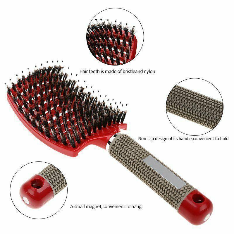 DETANGLER BRISTLE NYLON HAIRBRUSH  🔥 COMPRAR 1 OBTENER 1 GRATIS EL ÚLTIMO DÍA🔥 - MXbueno