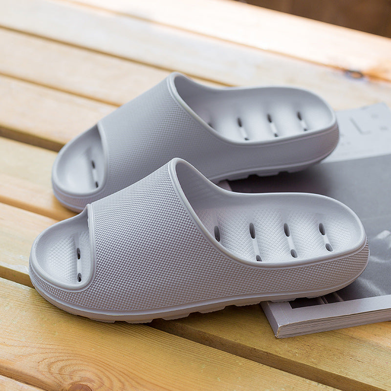 Diseño De Cabeza Redonda, Ducha Antideslizante, Sandalias Y Zapatillas Ligeras Y Cómodas Para Hombres Y Mujeres.