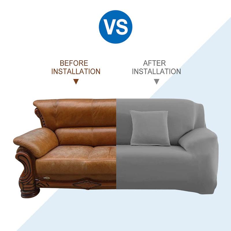 Funda elástica con cojín universal para sofá