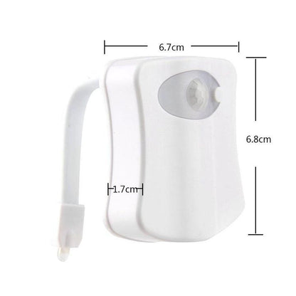 Sensor de movimiento inteligente Asiento de inodoro Noche / Día